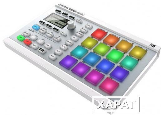 Фото USB/MIDI контроллер Native Instruments Maschine Mikro Mk2 Wht