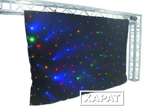 Фото Светодиодная панель EUROLITE CRT-120LEDs multicol. sound 3x2m