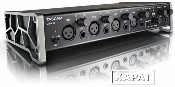 Фото USB аудио/MIDI интерфейс TASCAM US-4x4