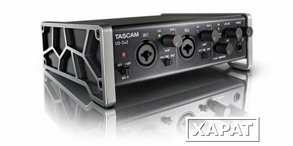 Фото USB аудио/MIDI интерфейс TASCAM US-2x2