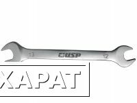 Фото Ключ рожковый 6 х 7 мм, эллиптическая ручка, хромованадиевая сталь, матовое хромированное покрытие