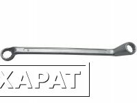Фото Ключ накидной 19 х 22 мм, хромованадиевая сталь, матовое хромированное покрытие