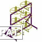 Фото Стеллаж для хранения и размотки бухт кабеля типа СБ 6
<br> СБ 6-0,4-30 СБ 6-0,5-30 СБ 6-0,6-30 СБ 6-0,7-50