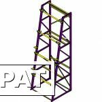 Фото Стеллаж для кабельных барабанов СК 4,7-6