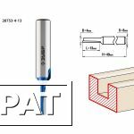 Фото Фреза пазовая прямая, D= 4мм, рабочая длина-13мм, хв.-8 мм, ЗУБР Профессионал