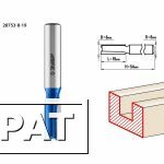 Фото Фреза пазовая прямая, D= 8мм, рабочая длина-19мм, хв.-8 мм, ЗУБР Профессионал