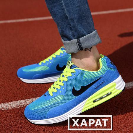 Фото Летние спортивные ботинки воздуха сетки подушки мужчин обувь в корейской версии тенденция увеличения мужчин волны обувь