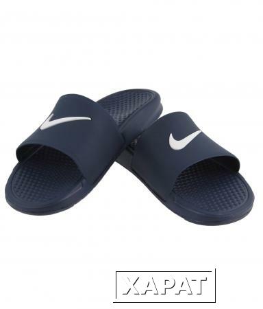 Фото Сланцы Nike Benassi Shower Slide, Цвет-Темно-Синий, Размер-7