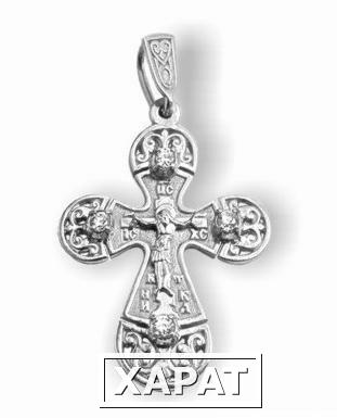 Фото Серебряные крестики женские крестики 3-114и