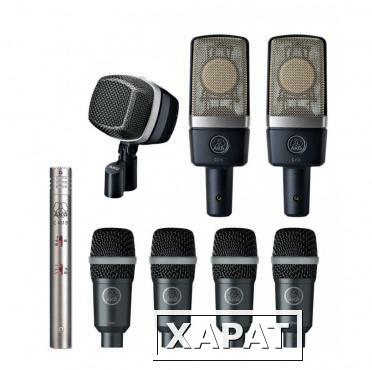 Фото Комплект микрофонов для ударных AKG Drumset Premium