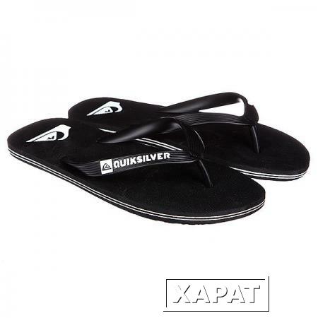 Фото Шлепанцы Quiksilver Molokai Black/White