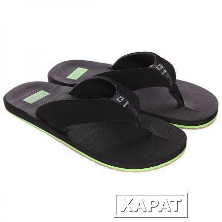 Фото Шлепанцы Globe N Vapour 2 Black/Lime