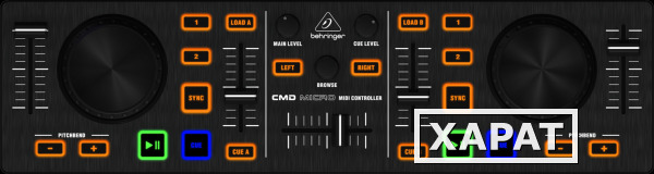 Фото DJ MIDI контроллер BEHRINGER CMD MICRO