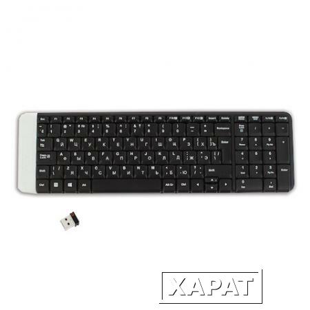 Фото Клавиатура беспроводная LOGITECH K230, 101 клавиша, черная