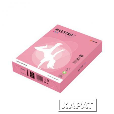 Фото Бумага MAESTRO color, А4, 80 г/м2, 500 л., пастель "розовый фламинго" OPI74
