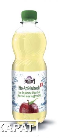 Фото Натуральный газированный напиток на основе яблочного сока Holderhof Bio-ApfelSchorle, 500 мл