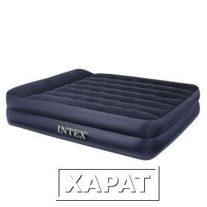 Фото Кровать со встроенным насосом INTEX Rising Comfort 66702