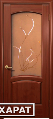 Фото Двери PRORAB Дверь остекленная 200х80 Венеция орех