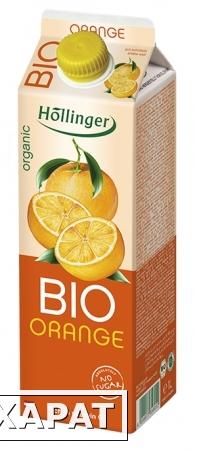 Фото Натуральный апельсиновый сок Hollinger BIO ORANGE, 1л