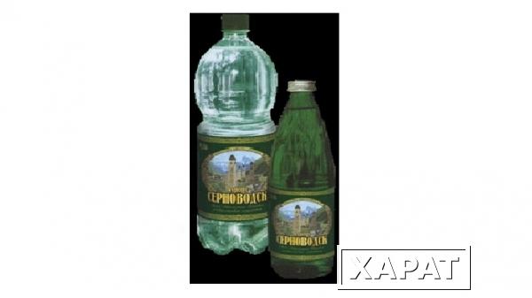 Фото "Курорт Серноводск" минеральная лечебно-столовая вода 1,5л. Стекло, газ