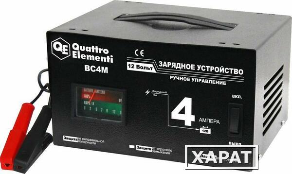 Фото Зарядное устройство QUATTRO ELEMENTI BC  4M (12В, 4А) (Арт. 770-063)