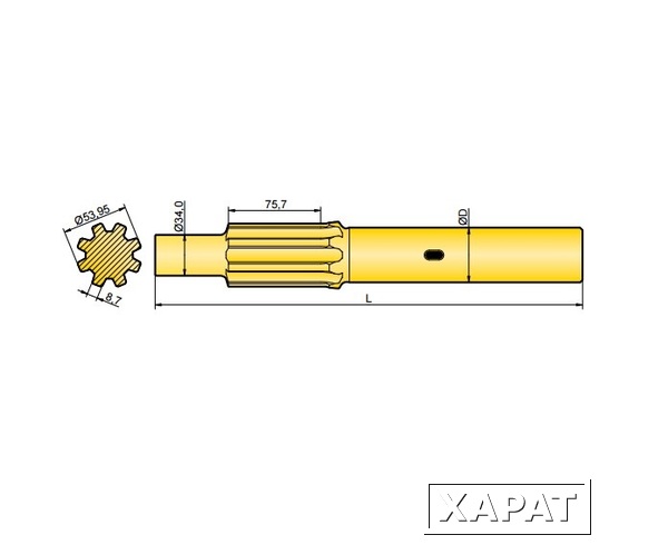 Фото Хвостовик аналог Ingersoll Rand Hydrastar 200