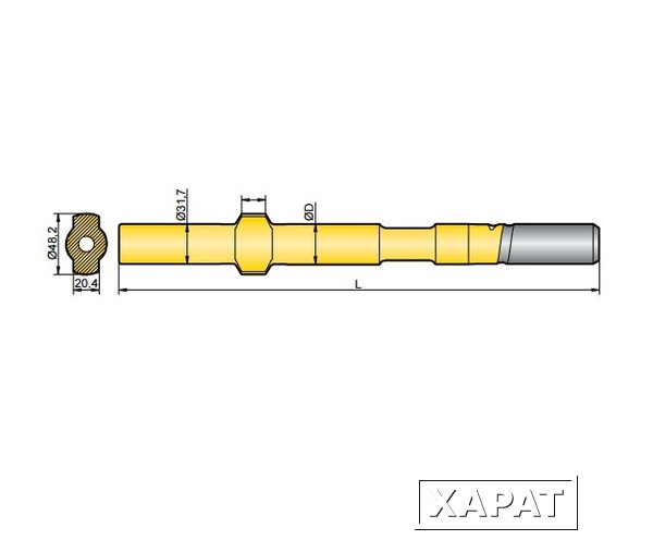 Фото Хвостовик аналог Ingersoll Rand 350