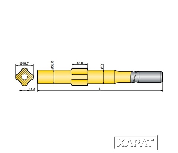 Фото Хвостовик аналог Ingersoll Rand  YD 90 M