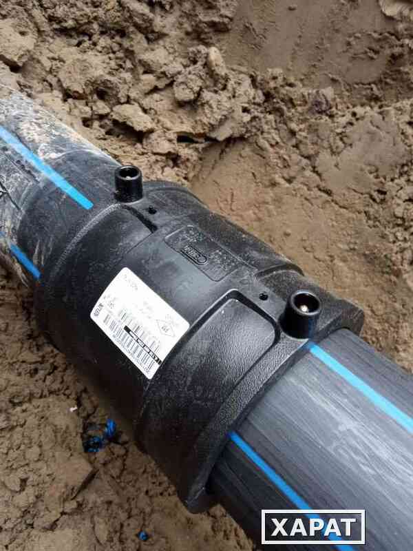 Фото Врезки ПЭ, ПНД трубы в трубопроводах; водопроводы, системы канализации.
