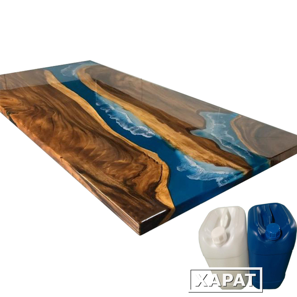 Фото 2:1 оптовая продажа древесной смолы, эпоксидная смола для деревянной столовой мебели, деревообрабатывающего ремесла