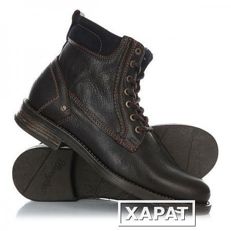 Фото Ботинки высокие Wrangler Cliff Dark Brown