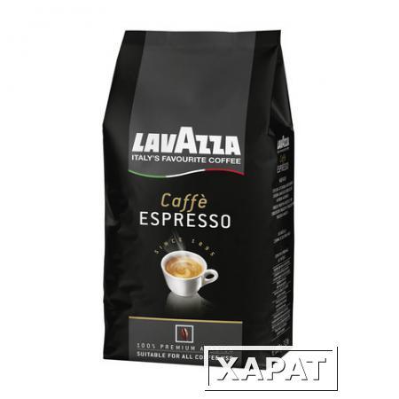 Фото Кофе в зернах LAVAZZA (Лавацца) "Caffe Espresso", 1000 г, вакуумная упаковка