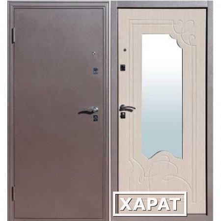 Фото Металлическая дверь Ampir Беленый дуб