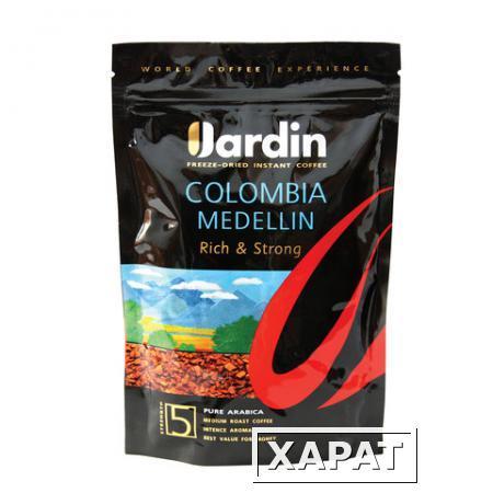 Фото Кофе растворимый JARDIN (Жардин) "Colombia Medellin", сублимированный, 280 г, мягкая упаковка