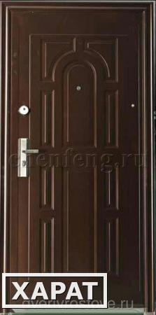 Фото Китайская металлическая дверь К503-2 (Утепленная)
