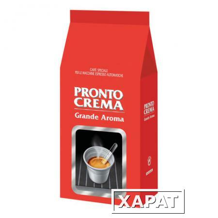 Фото Кофе в зернах LAVAZZA (Лавацца) "Pronto Crema", натуральный, 1000 г, вакуумная упаковка