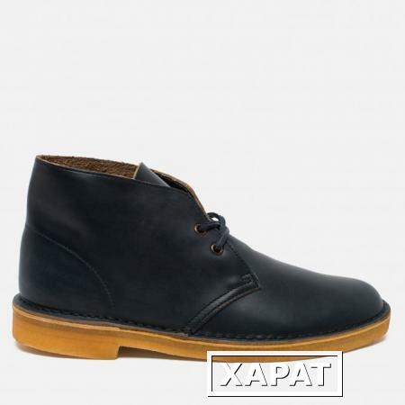 Фото Clarks Originals Desert Boot Leather Petrol Blue