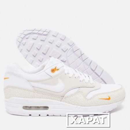Фото Nike Air Max 1 Premium White/Kumquat