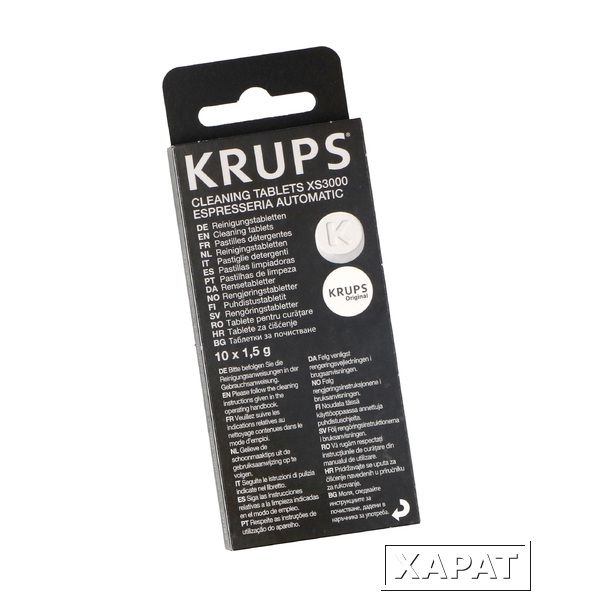 Фото Чистящие таблетки от кофейных смол Krups XS300010 (10шт)