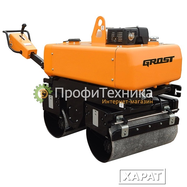 Фото Виброкаток двухвальцовый GROST VR850D