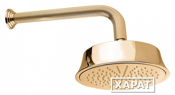 Фото Верхний душ Cezares CZR-TDD2-03/24, 21,5x21,5 см, 1 режим струи, с держателем, золото
