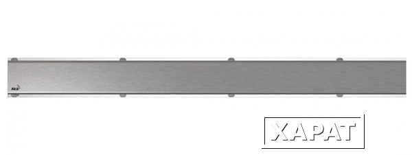 Фото Решетка водосточная AlcaPlast Space-950M, нержавеющая сталь матовая