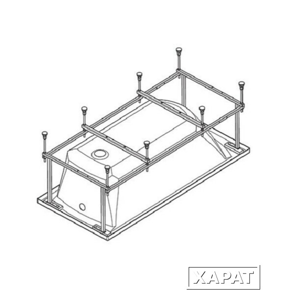 Фото Монтажный комплект Santek к ванне Монако XL 170х75 см