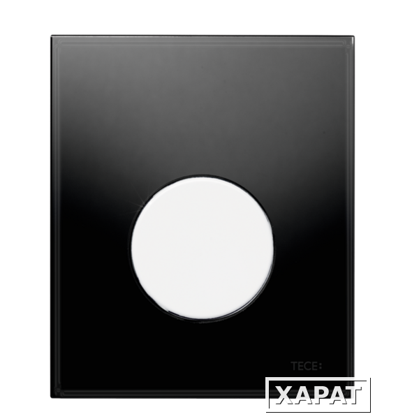 Фото TECEloop Urinal Панель смыва, стекло черное, клавиша белая