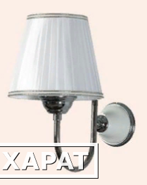 Фото TW Harmony 029, настенная лампа светильника с основанием, цвет: белый/хром, абажур на выбор