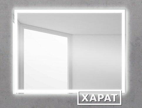 Фото Зеркало BelBagno SPC-GRT-900-600-LED-BTN 90 x 60 см со встроенным светильником