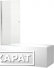Фото Шторка для ванны Aquanet Alfa 1 NF6211, прозрачное стекло