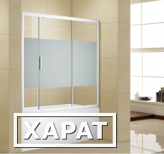 Фото Шторка для ванны Aquanet Practic AE10-B-160H150U-CP, прозрачное стекло