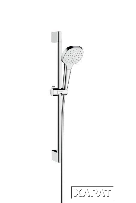 Фото Hansgrohe Croma Select E Multi EcoSmart 26581400 Душевой гарнитур (хром/белый)