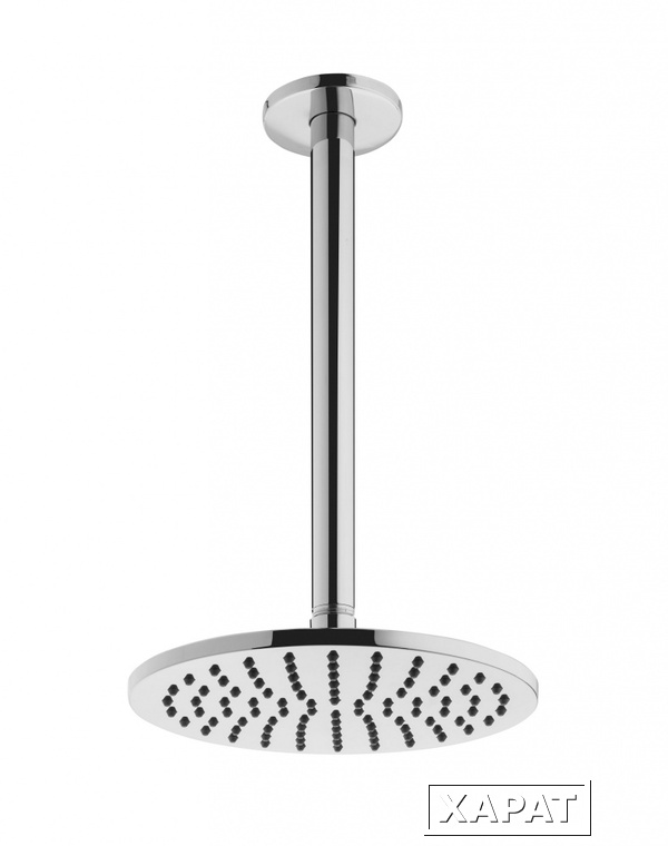 Фото Верхний душ GPD ADS11 D 20 см, 1 режим струи, с держателем, потолочный, круглый, хром
